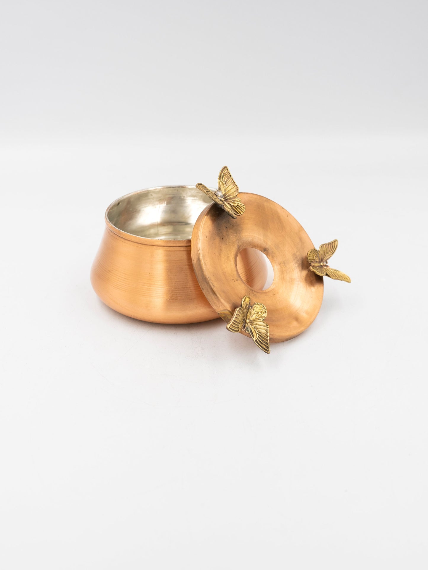 Copper Ashtray, Butterfly Detailed