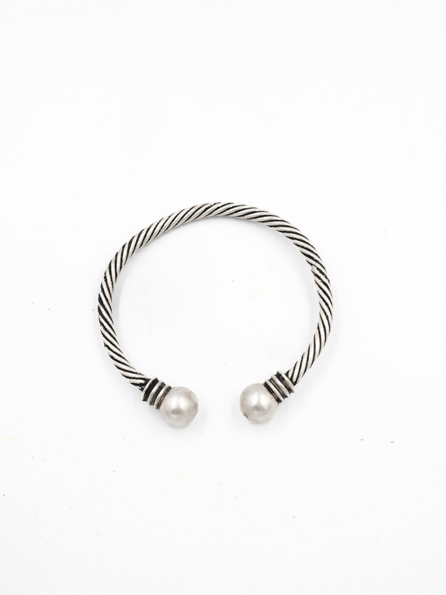 Copper Bracelet, Silver Plated Copper
