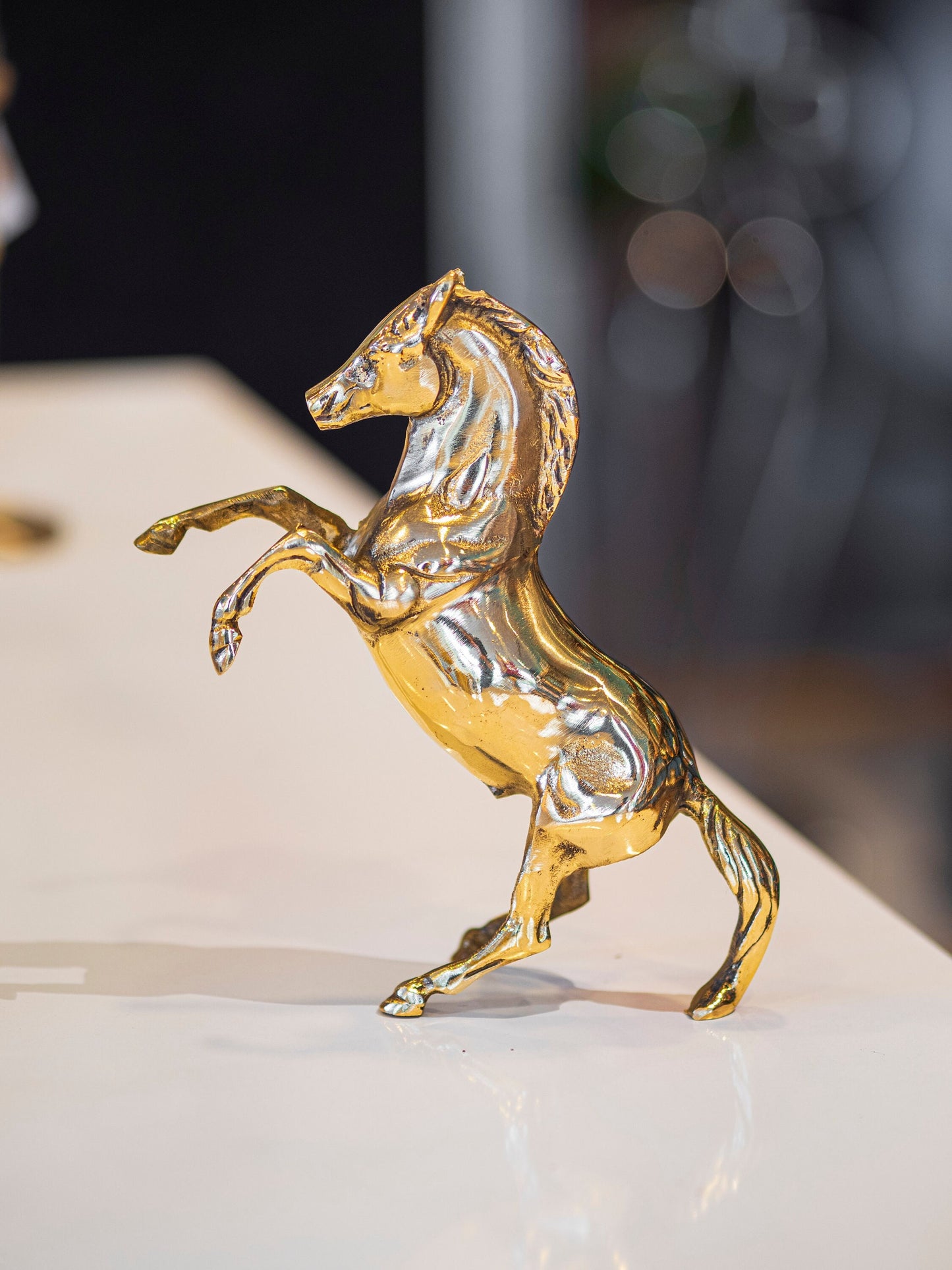 Solid Brass Horse Statues
