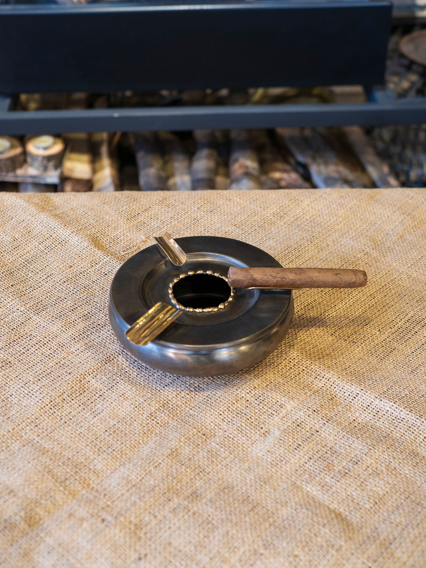 Decorative Brass Ashtray, 3 Size Options