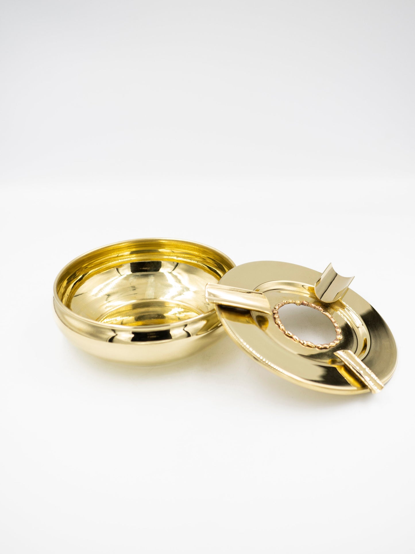 Decorative Brass Ashtray, 3 Size Options