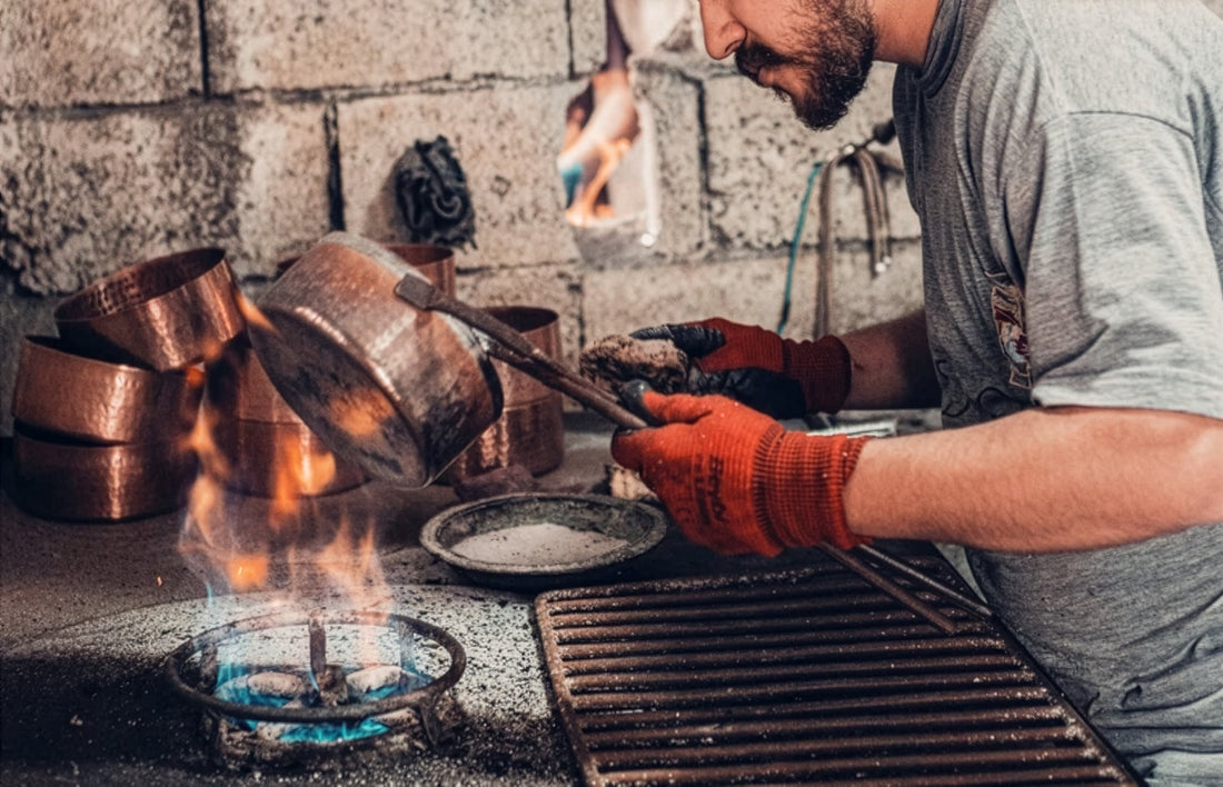 What is tin, and why is it used in copper products?