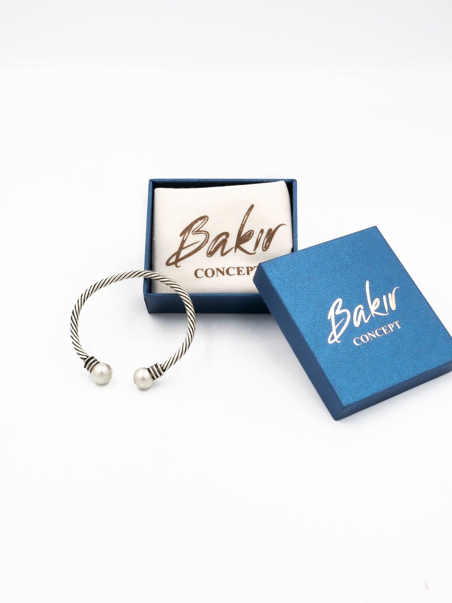 Copper Bracelet, Silver Plated Copper