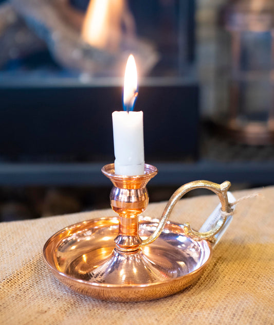 Copper Candle Holder