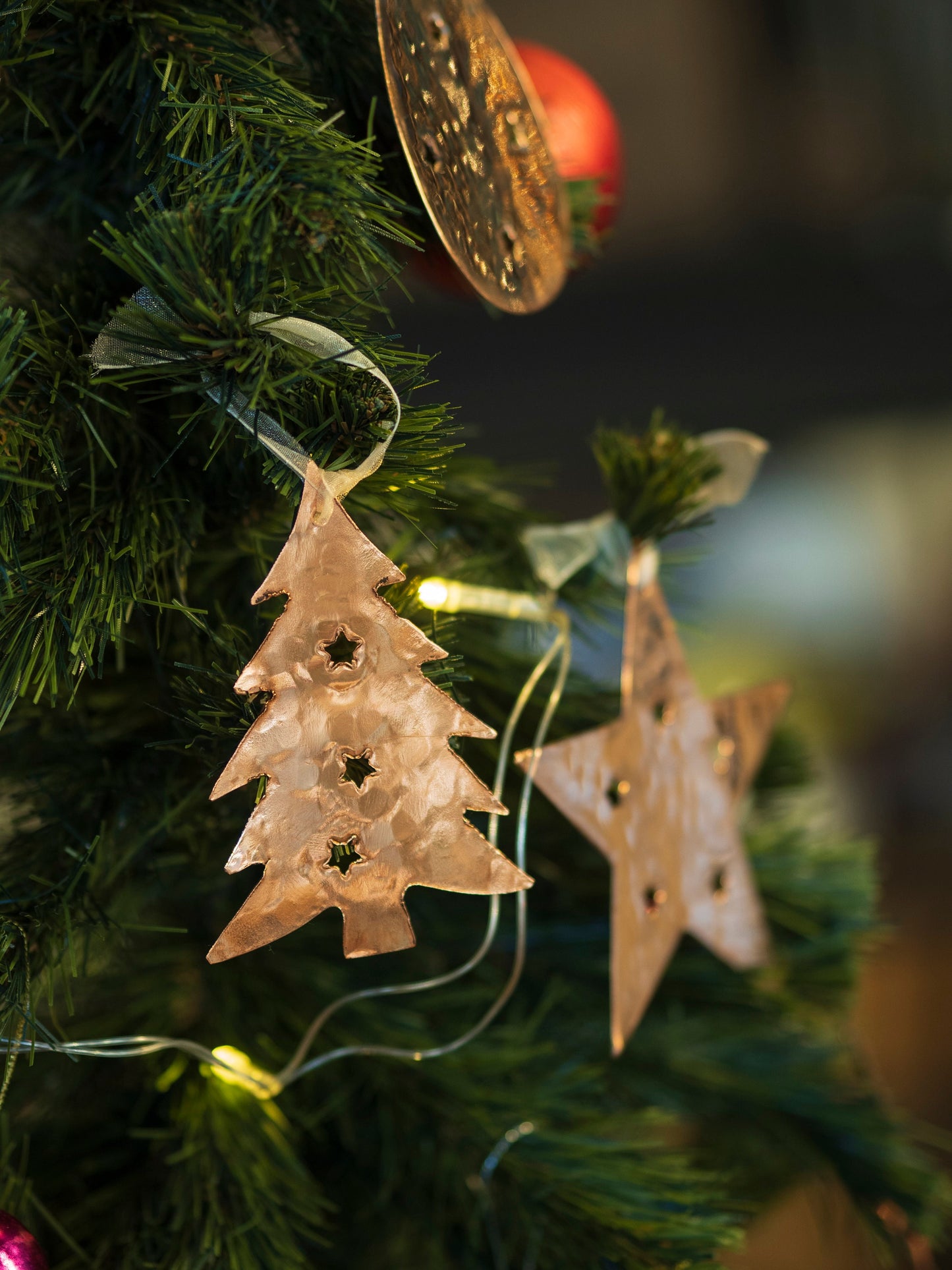 Copper Christmas Ornament