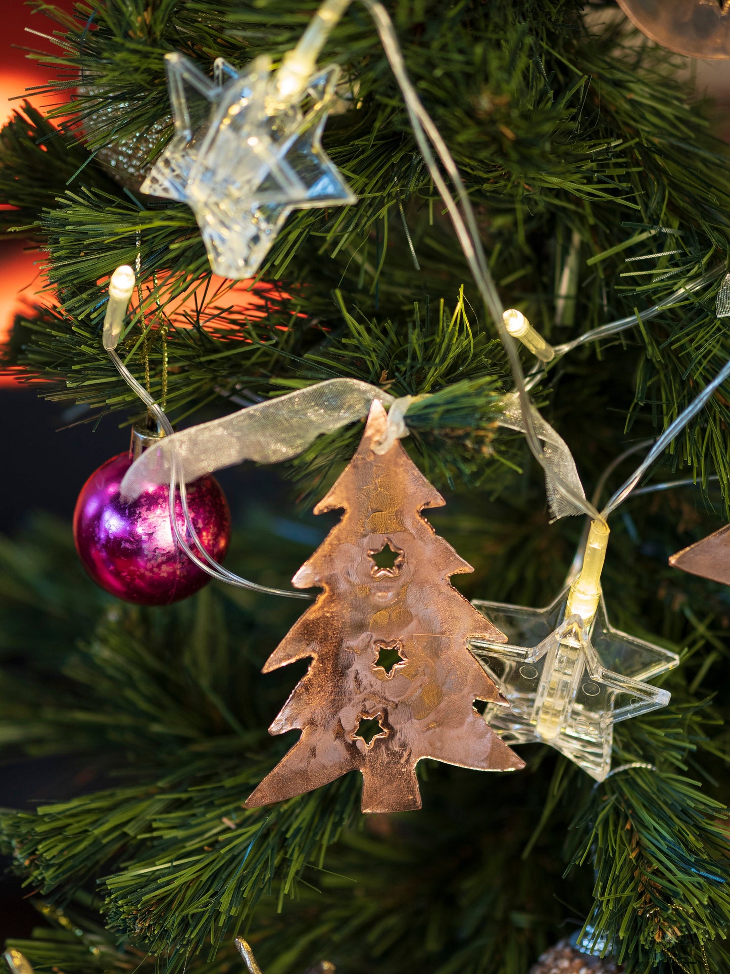 Copper Christmas Ornament