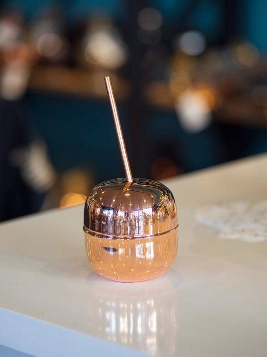 Copper Cocktail Glass