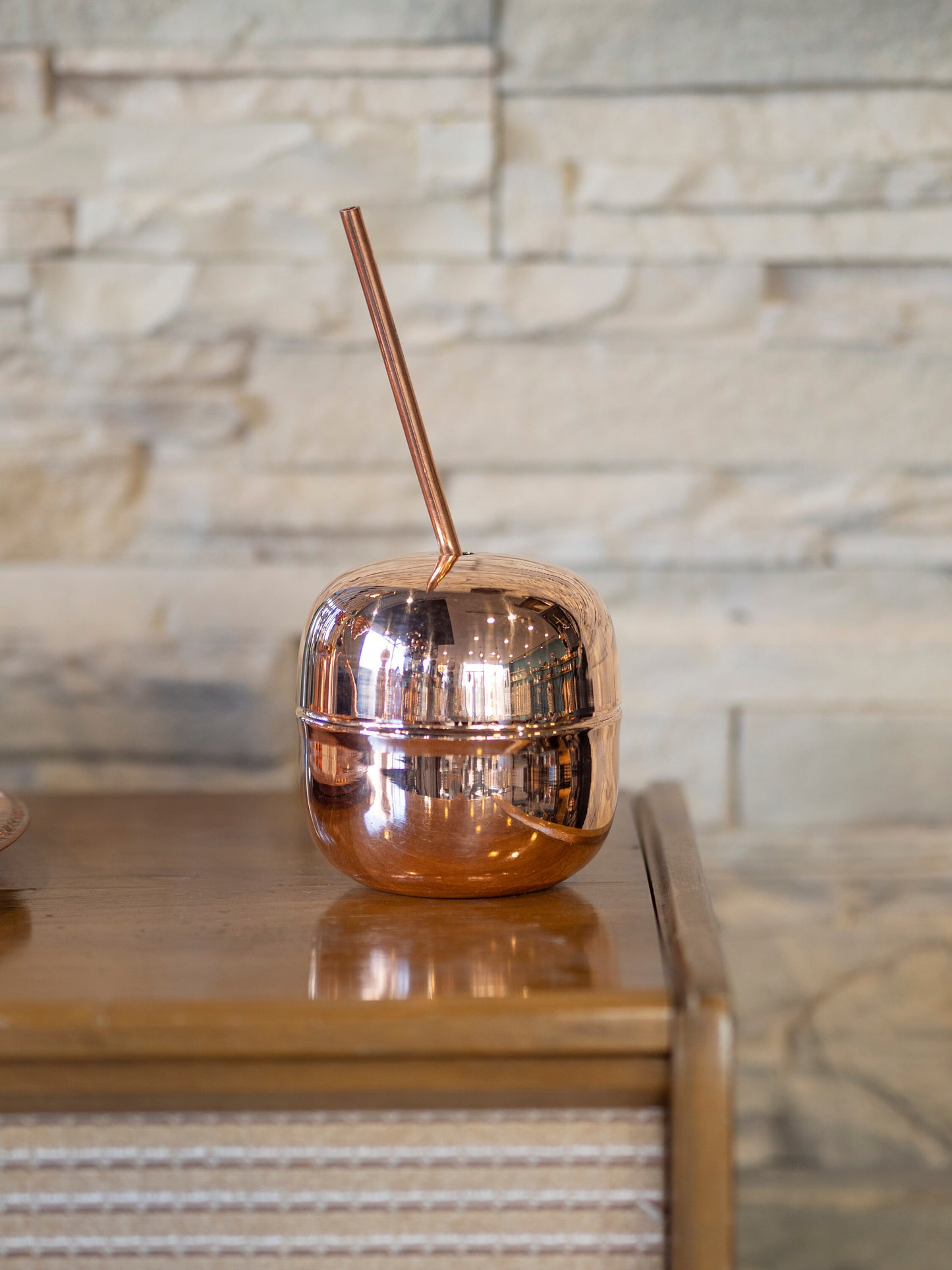 Copper Cocktail Glass