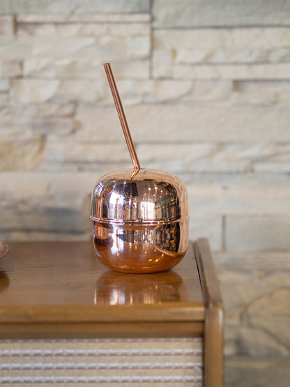 Copper Cocktail Glass