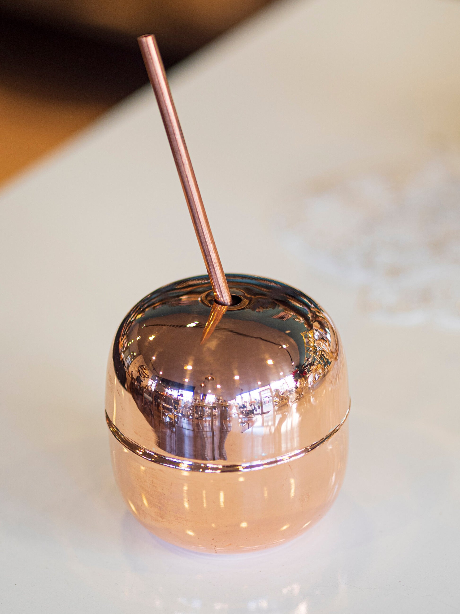 Copper Cocktail Glass