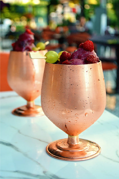 Copper Cocktail Glass, Wine glass