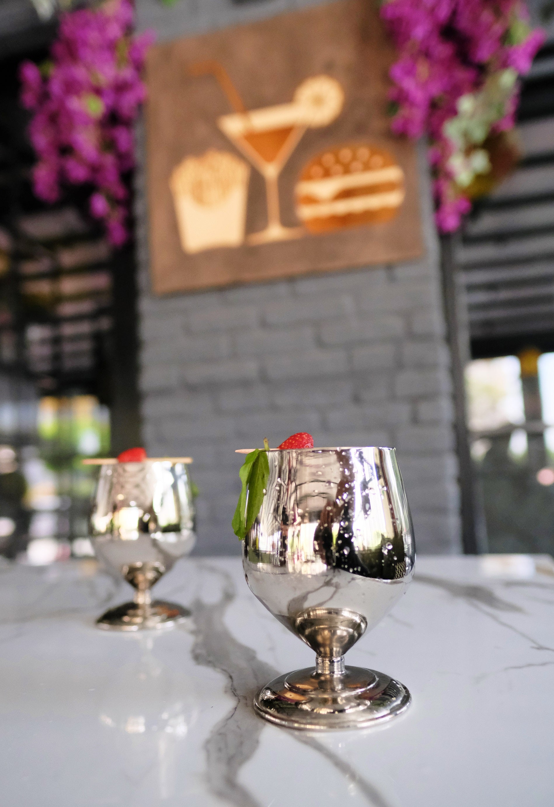 Copper Cocktail Glass, Wine glass
