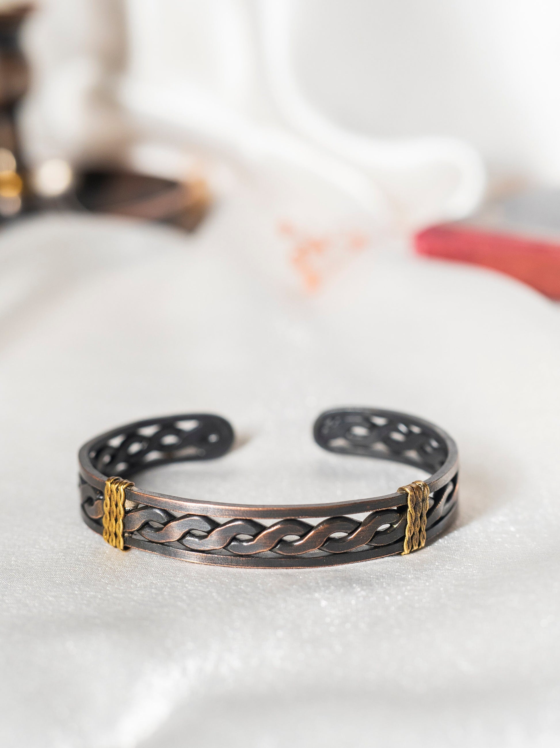 Copper Cuff Bracelet, Handmade Copper Bracelet