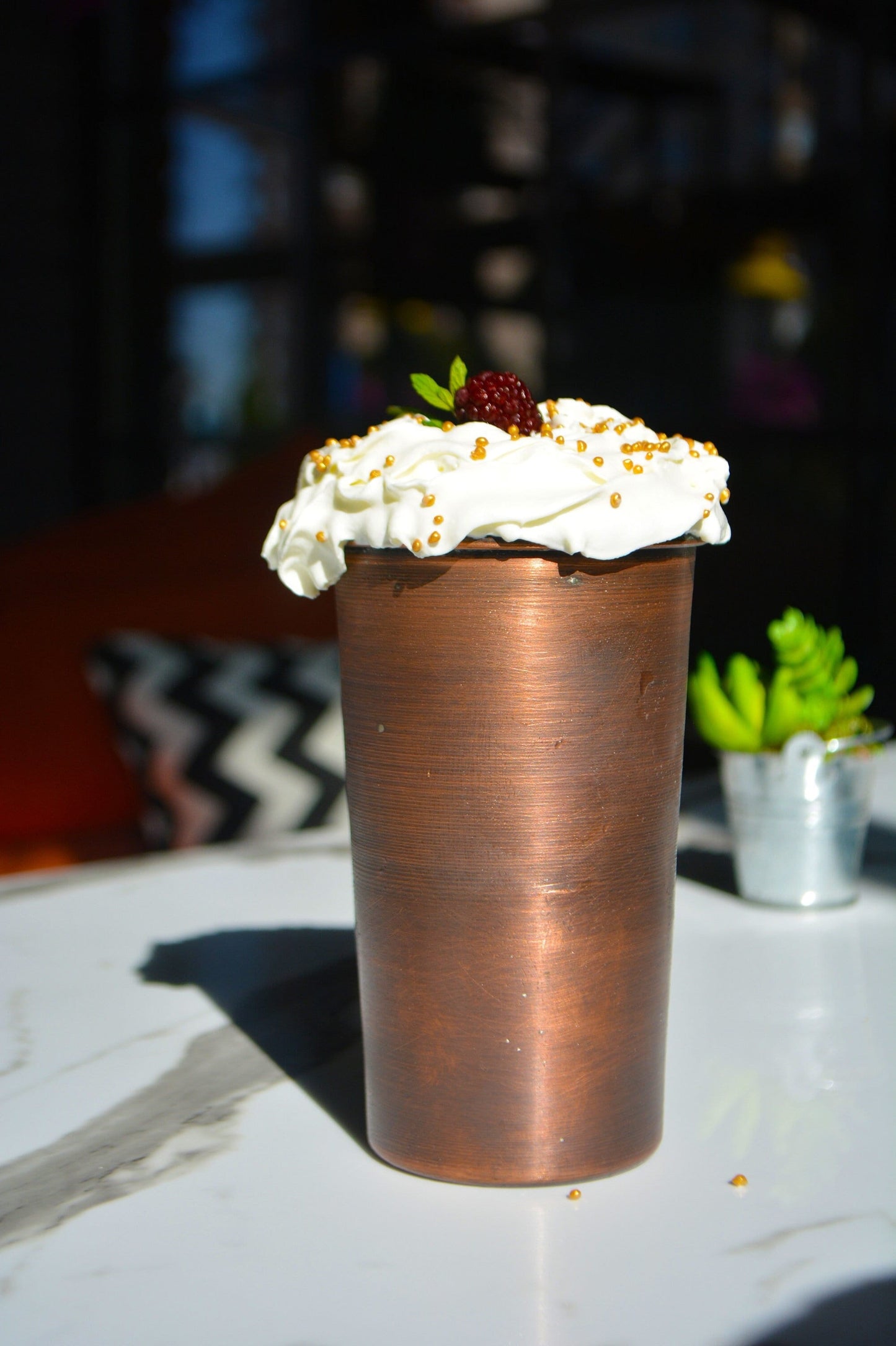 Copper Cup, Copper Glass