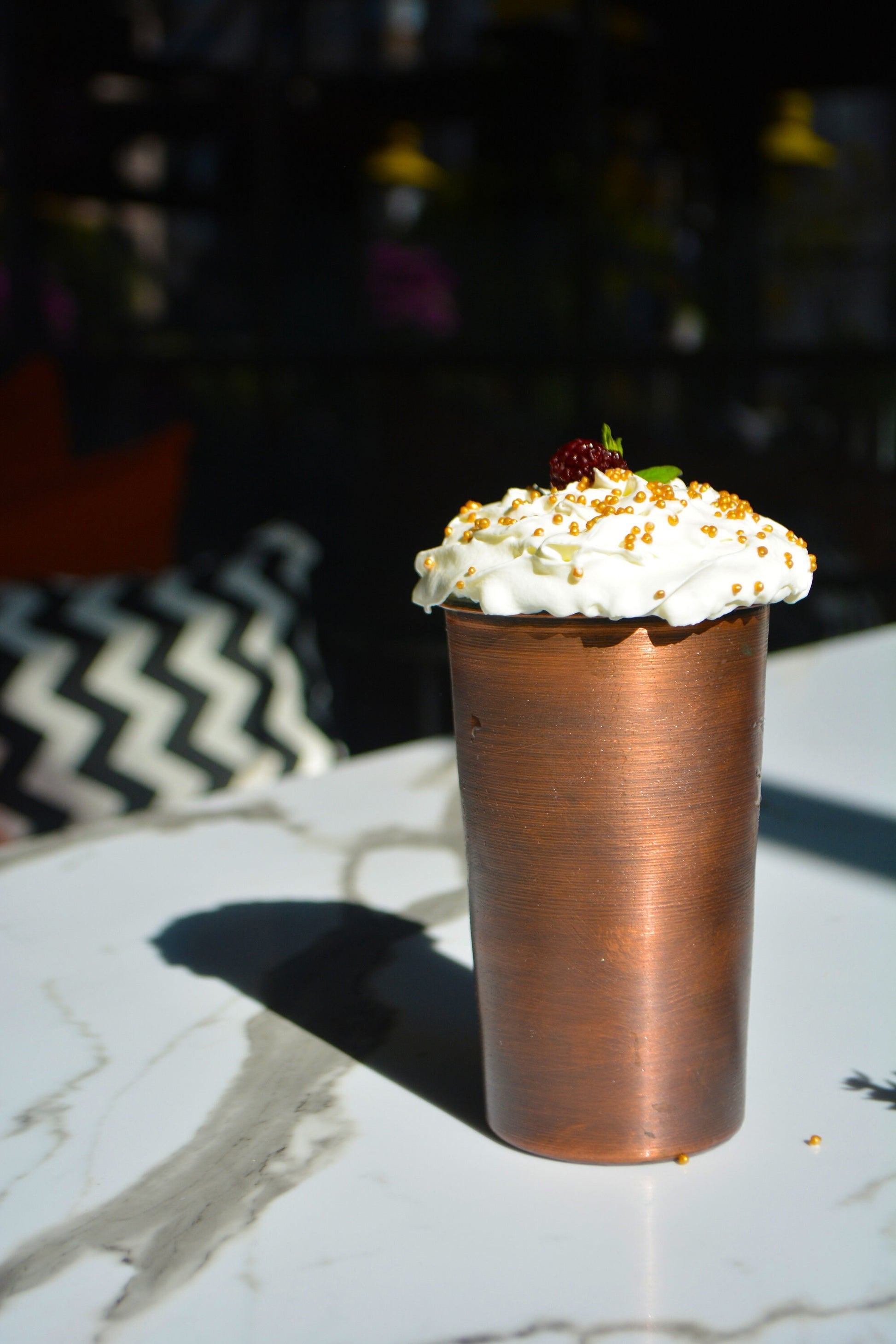 Copper Cup, Copper Glass