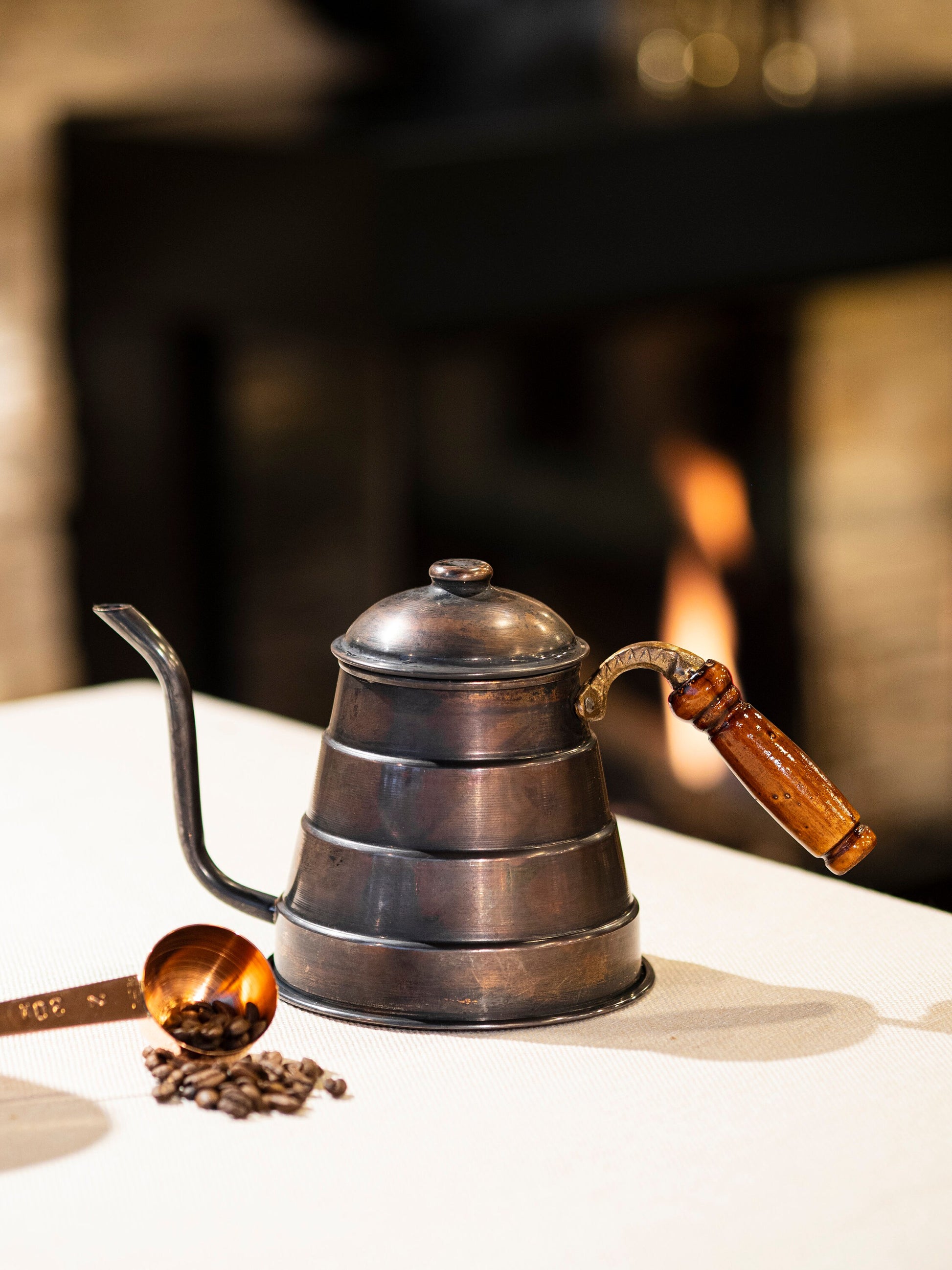 Copper Filter Coffee Set