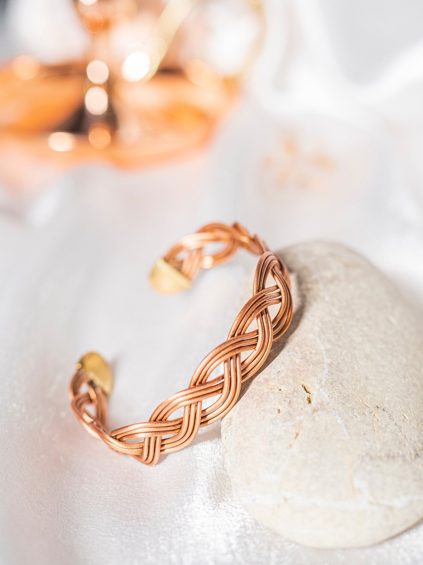 Copper Knitting Bracelet