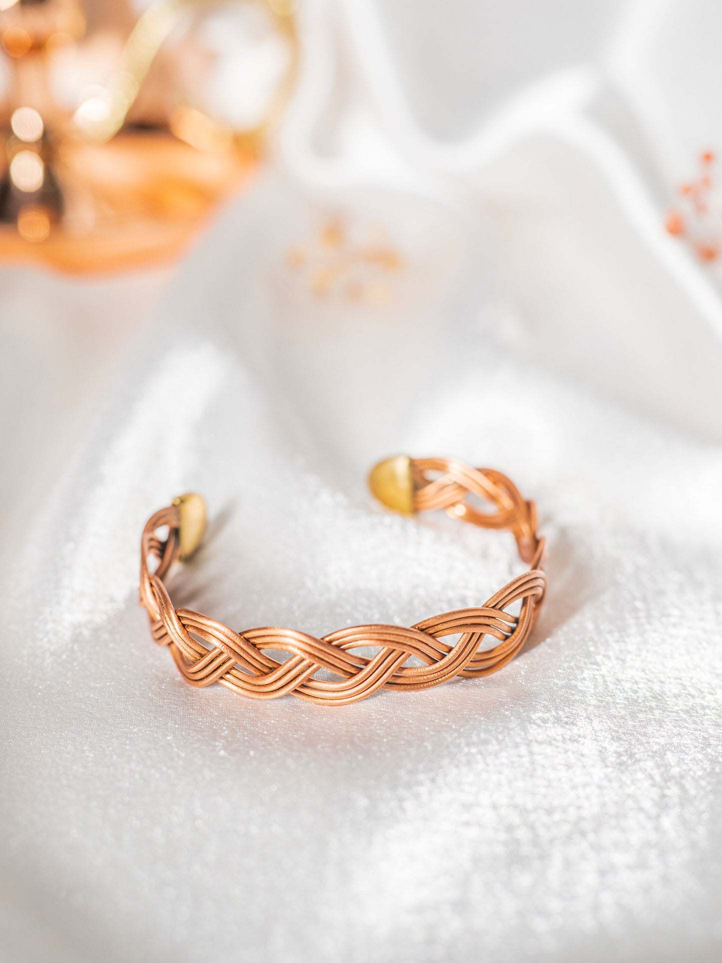 Copper Knitting Bracelet