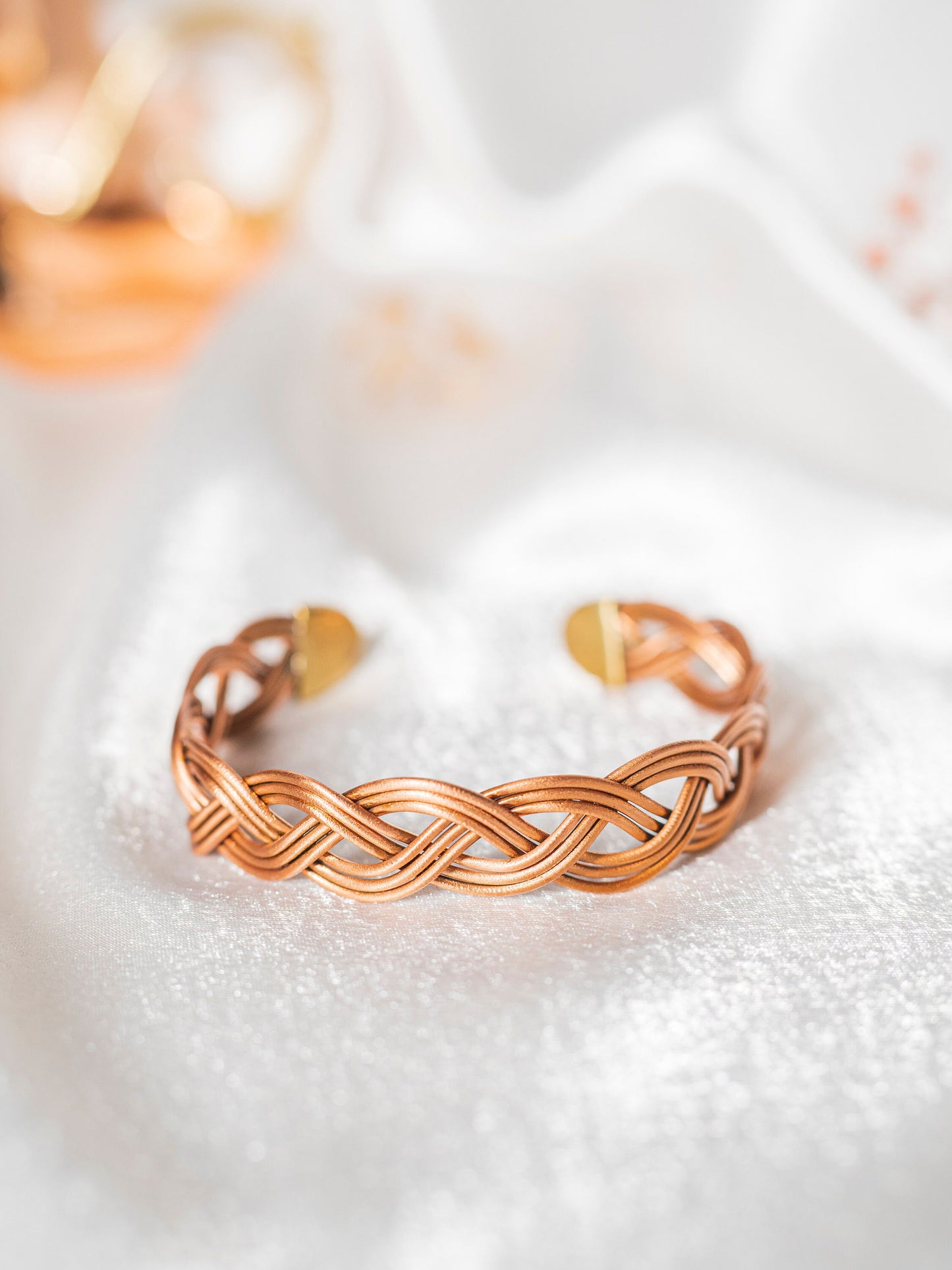 Copper Knitting Bracelet