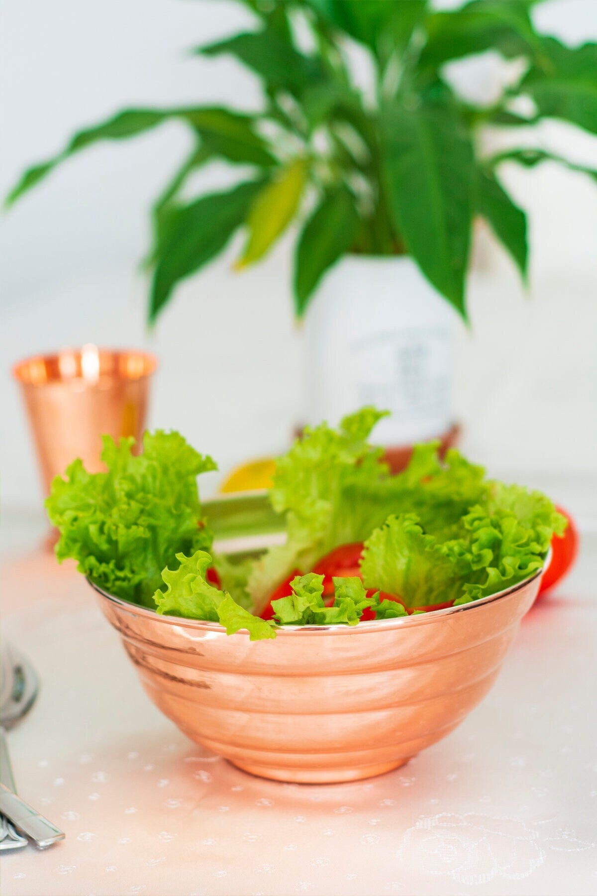 Copper Salad Bowl