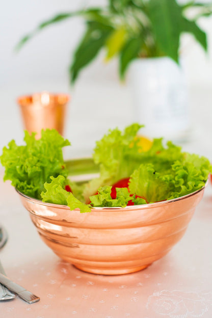 Copper Salad Bowl