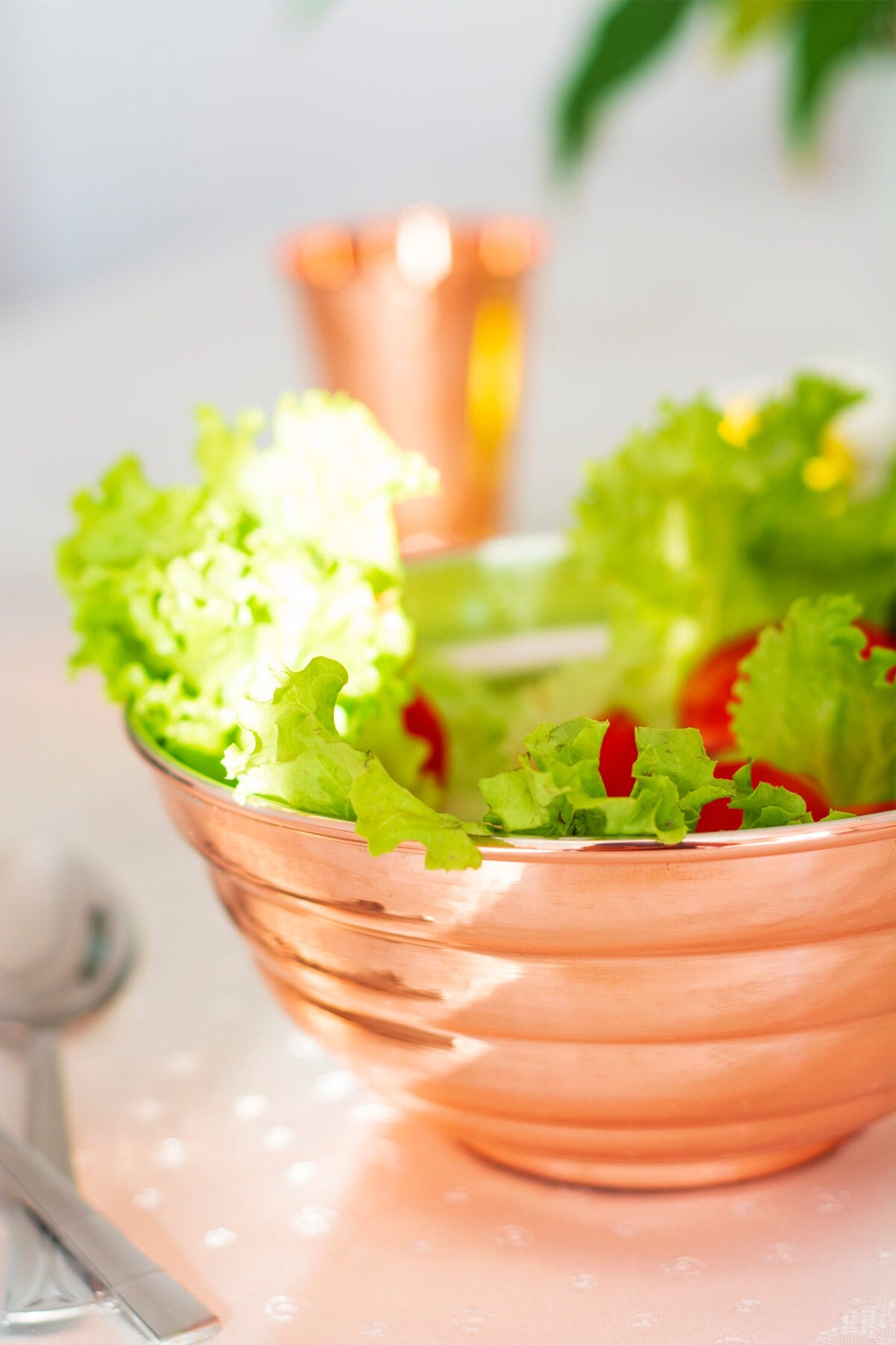 Copper Salad Bowl