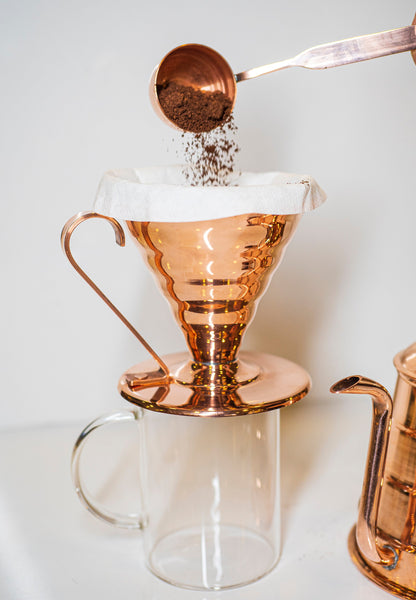Copper v60 Pour Over Filter Coffee Set