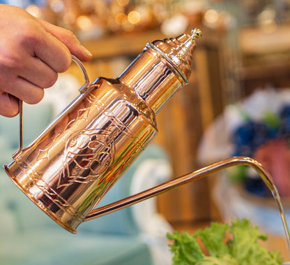 Engraved Copper Oil Dispenser model 1