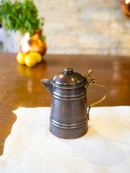 Handmade Copper Pitcher Water Jug, Copper Milk Pitcher, Vintage Copper Pot, Solid Copper Pitcher, Handcrafted Jug Pitcher Antique Copper
