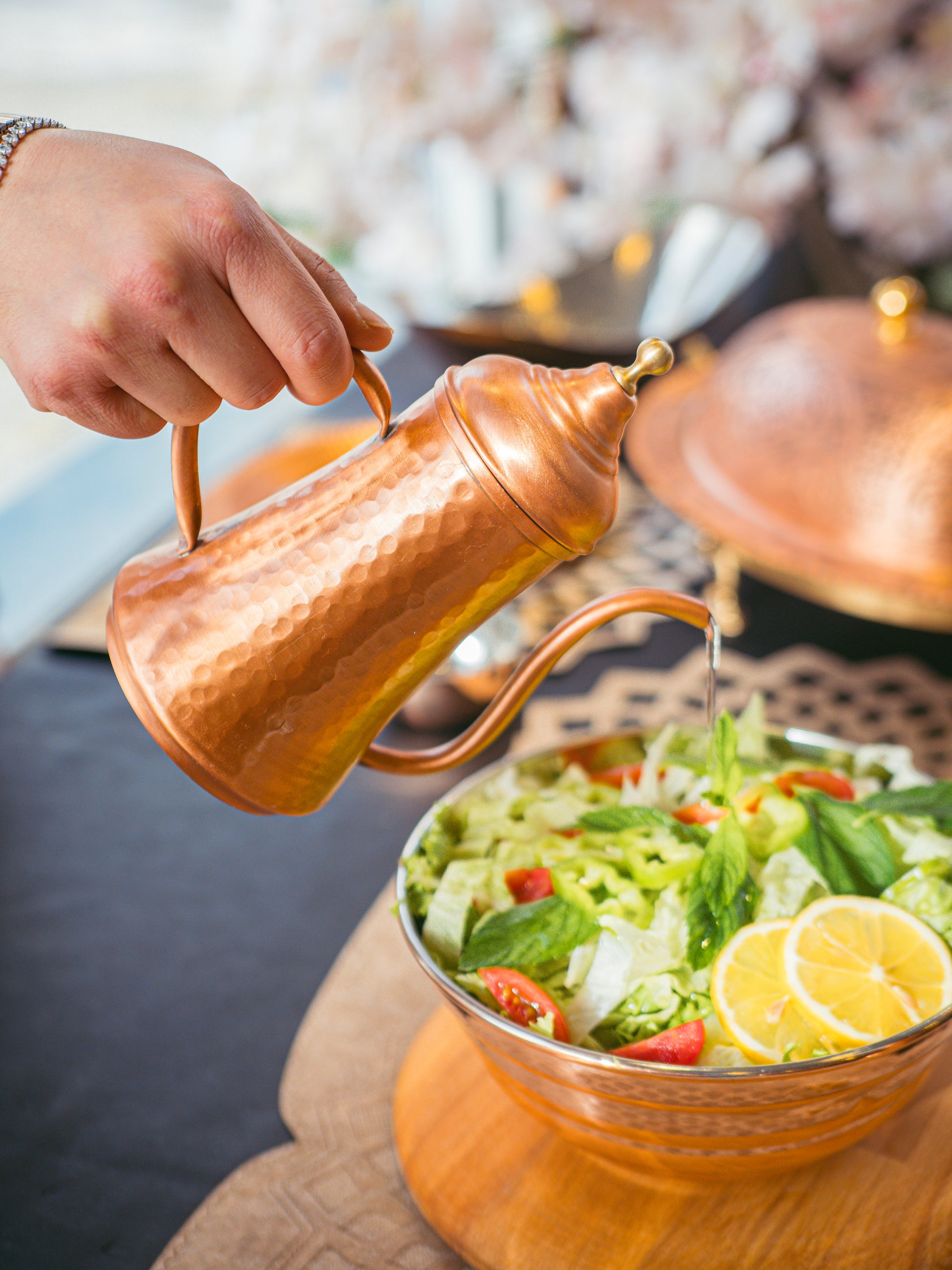 Hammered Copper Oil Dispenser