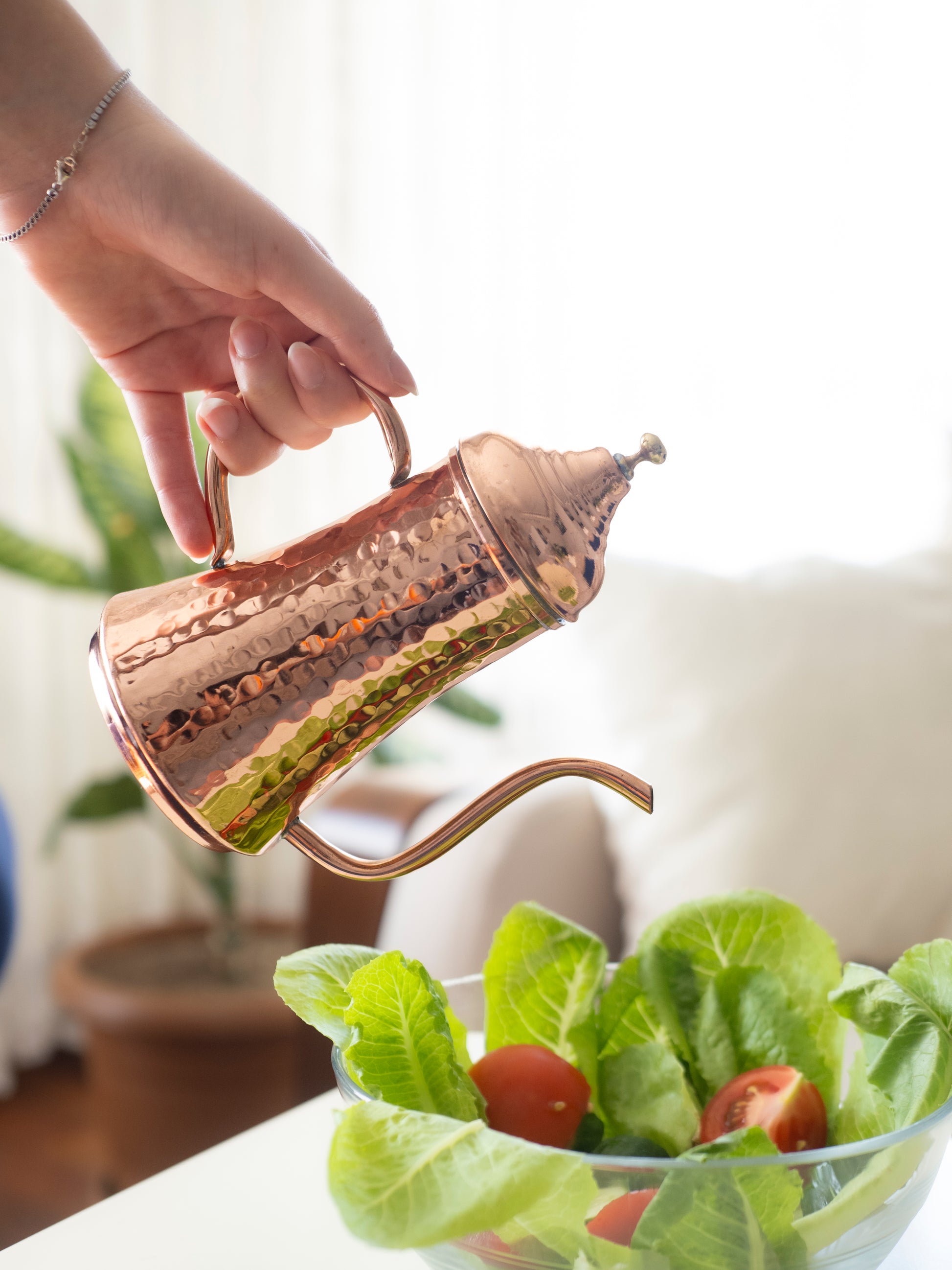 Hammered Copper Oil Dispenser
