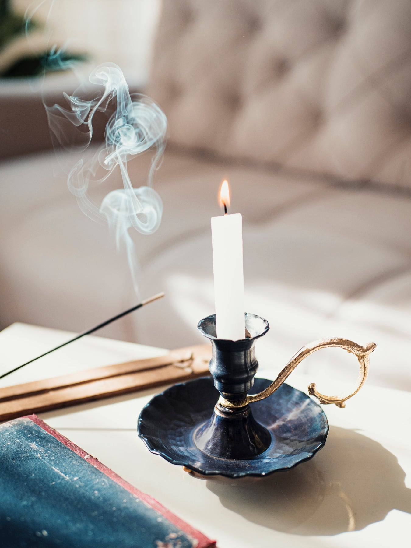Handmade Copper Candle Holder