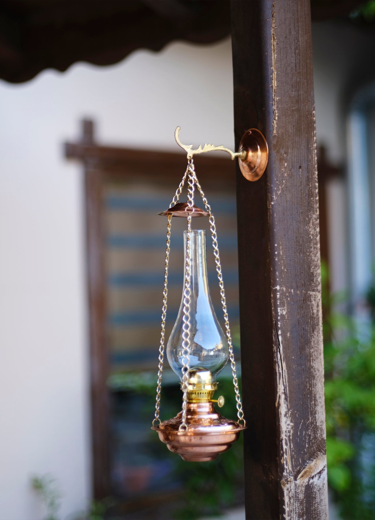 Hanging Copper Oil Lamp