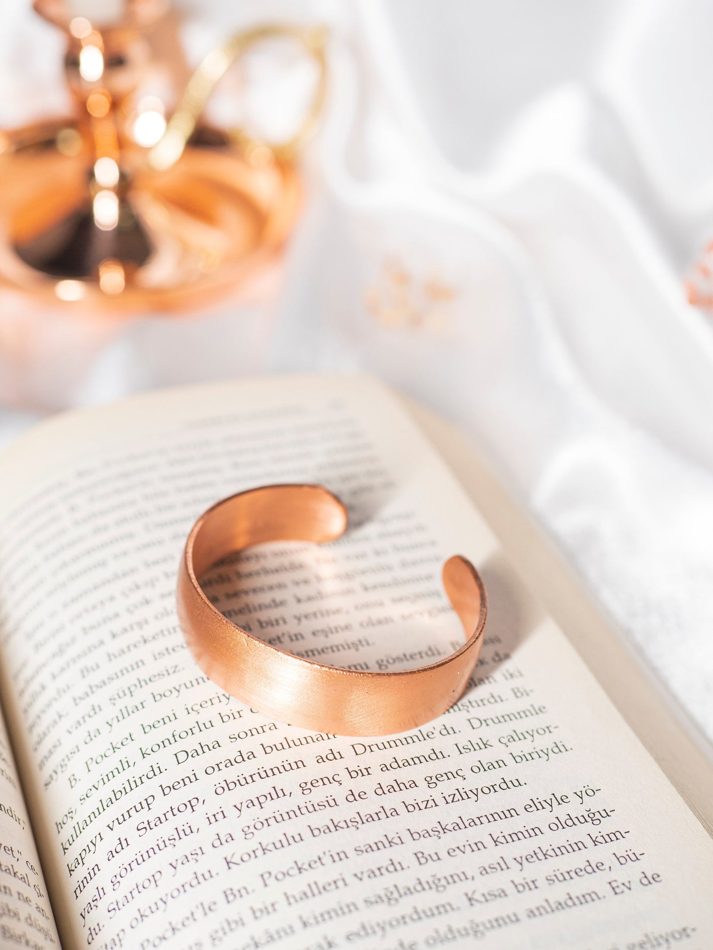 Natural Copper Cuff Bracelet