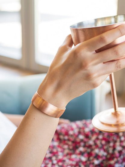 Natural Copper Cuff Bracelet