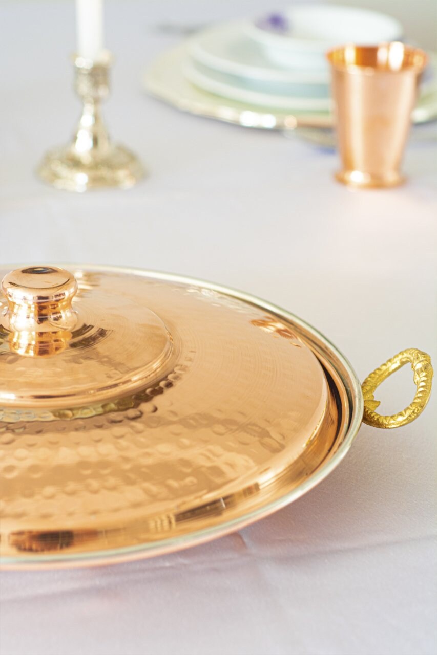 Round Copper Pan
