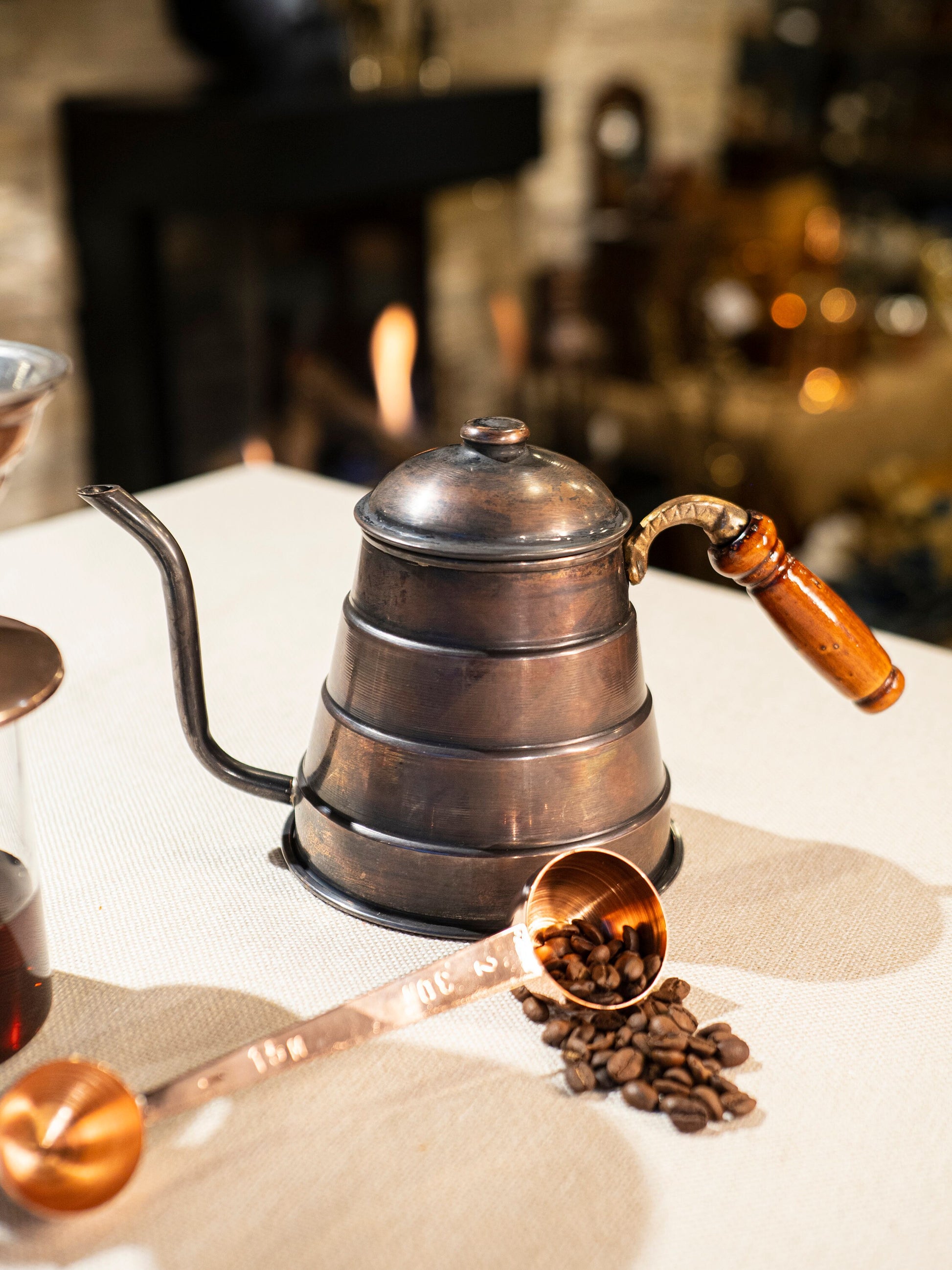 Sliced Model Copper Tea Kettle