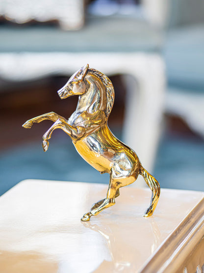 Solid Brass Horse Statues 