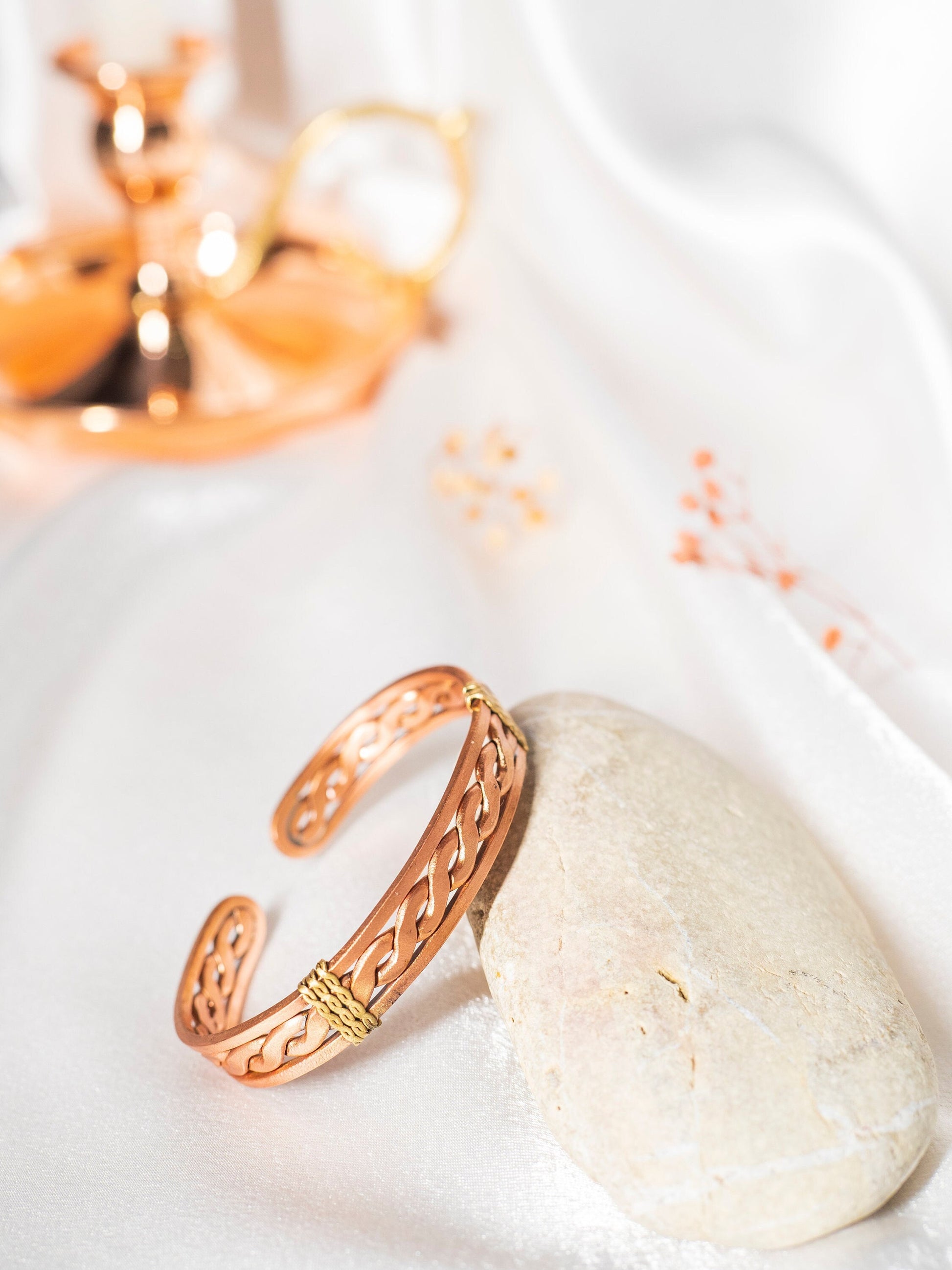 Solid Copper Cuff Bracelet
