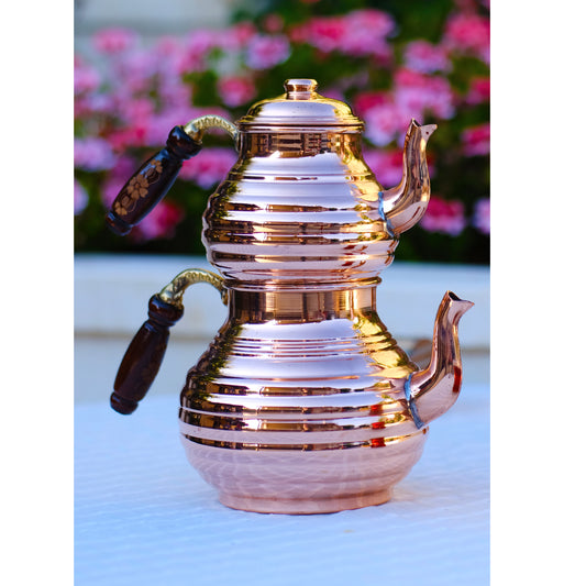 Solid  Copper kettle, Copper Tea Pot, Turkish Tea Pot, Handmade Copper Tea Pot, Copper Tea Kettle