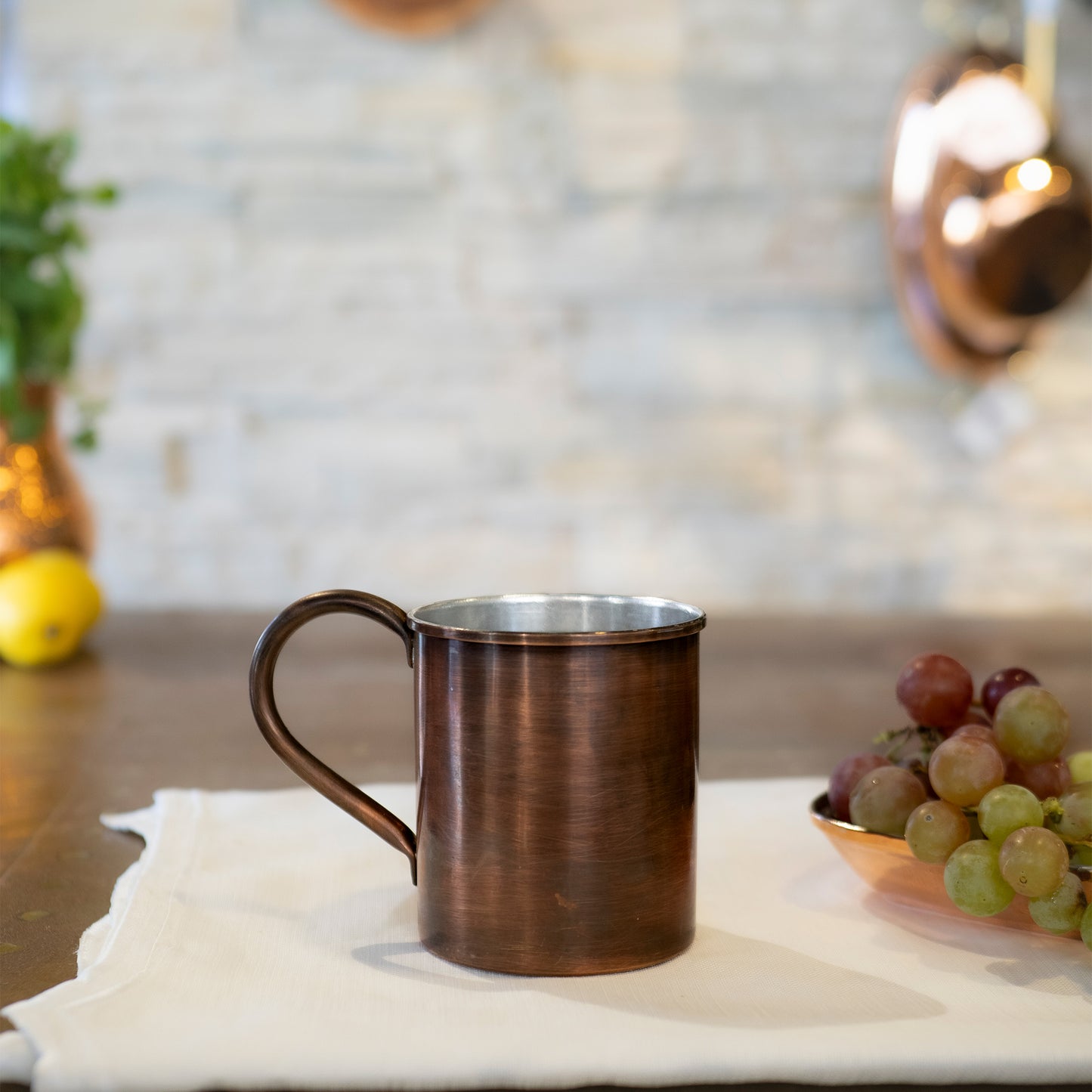 Handmade Real Copper Mug, 4 Color Options