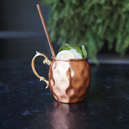 Handmade Copper Moscow Mule Mug, Hammered Copper Mug, Copper Cocktail Mug, Handmade Copper Mug, Solid Copper Mug