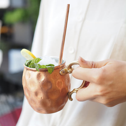 Handmade Copper Moscow Mule Mug, Hammered Copper Mug, Copper Cocktail Mug, Handmade Copper Mug, Solid Copper Mug