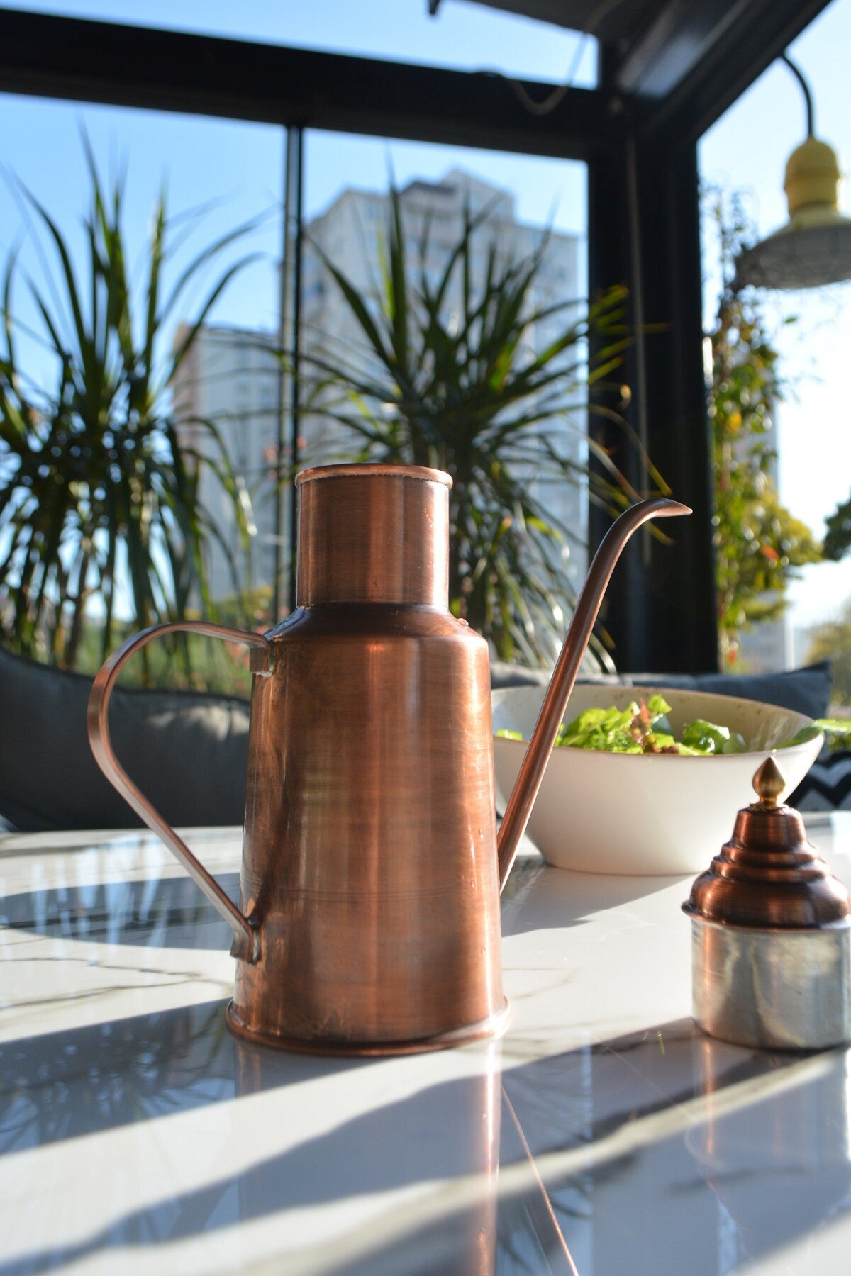 Handmade Copper Oil Dispenser, 3 Color Options