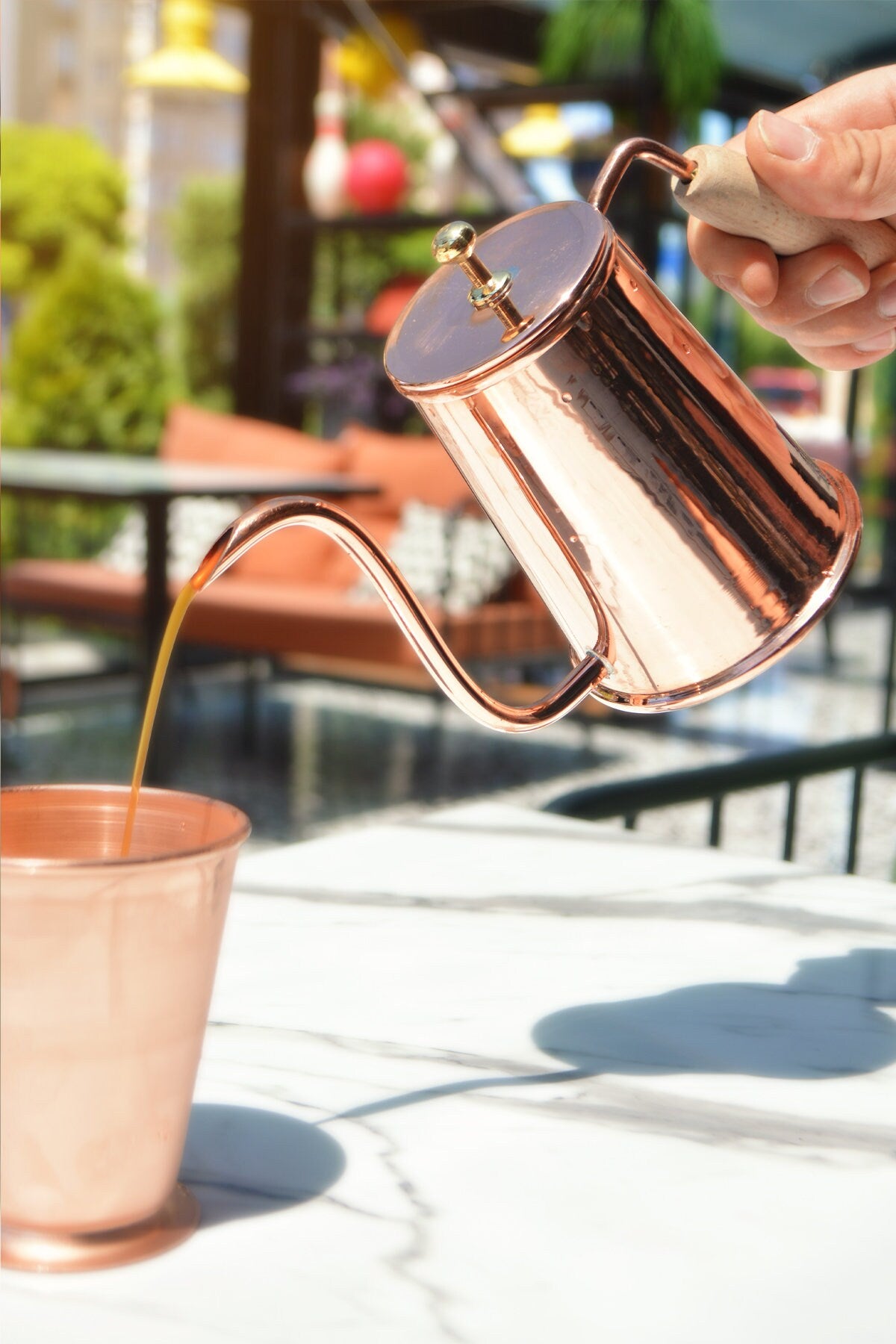 Handmade Copper Coffee Pot, Solid Copper Kettle, Copper Tea Kettle, Modern Kettle,  Handmade Copper Kettle, Copper Coffe Kettle