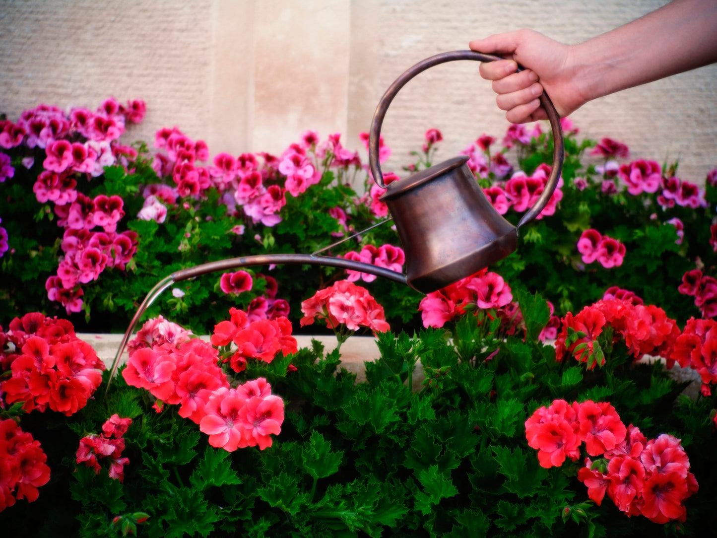 Copper Watering Can, Copper Watering Pot, Outdoor Watering Pot, 2 Color Options