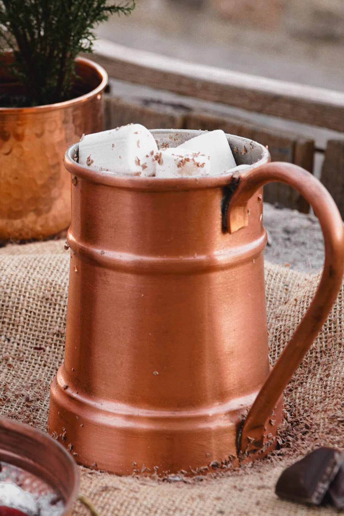 Handmade Copper Barrel Mug, Copper Mug