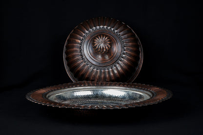 Handmade Special Design Copper Serving Plate