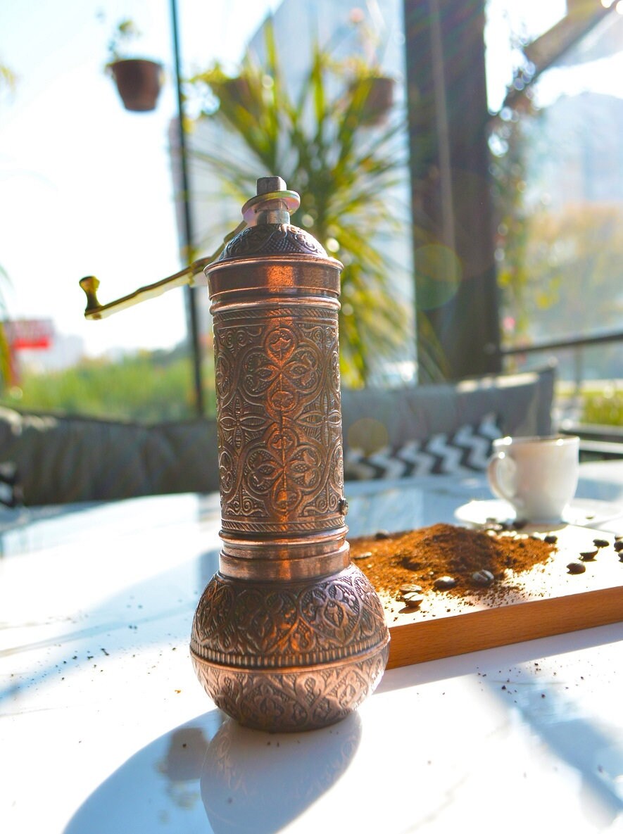 Traditional Turkish Coffee Grinder, Coffee Grinder, Vintage Coffee Grinder, Spice Grinder