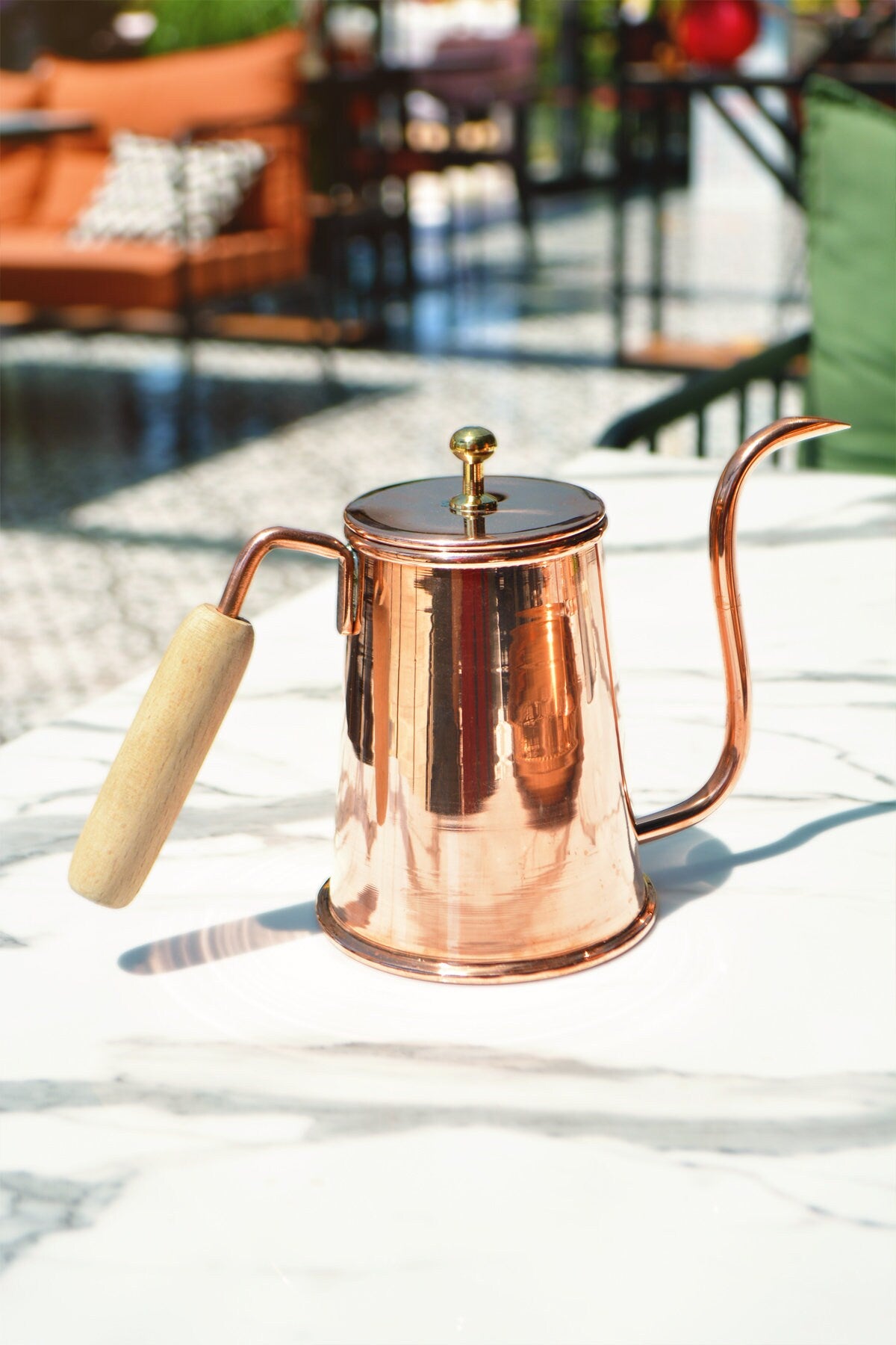 Handmade Copper Coffee Pot, Solid Copper Kettle, Copper Tea Kettle, Modern Kettle,  Handmade Copper Kettle, Copper Coffe Kettle